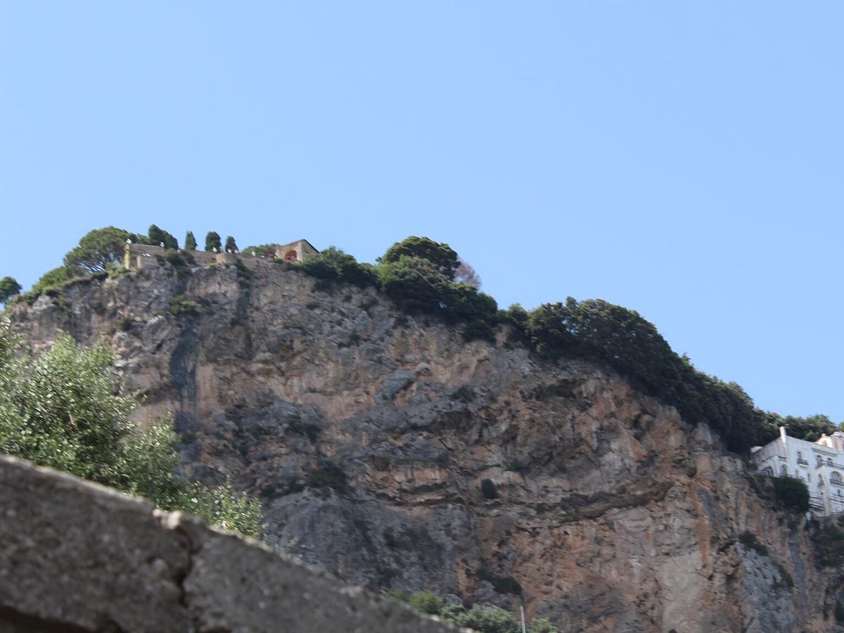 La terrazza di Ravello affacciata sul golfo di Salerno
